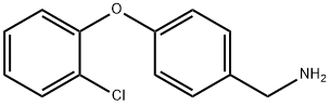 4-(2-Chlorophenoxy)benzyl amine Structure