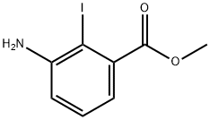 3-Amino-2-iodobenzoic acid methyl ester 구조식 이미지