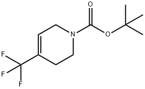 tert-butyl 4-(trifluoromethyl)-5,6-dihydropyridine-1(2H)-carboxylate 구조식 이미지