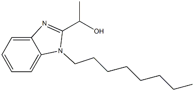 1-(1-octyl-1H-benzimidazol-2-yl)ethanol Structure