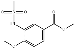 methyl 4-methoxy-3-(methylsulfonamido)benzoate Structure