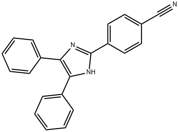 4-(4,5-디페닐-1H-이미다졸-2-일)벤조니트릴 구조식 이미지
