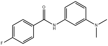 N-[3-(dimethylamino)phenyl]-4-fluorobenzamide Structure