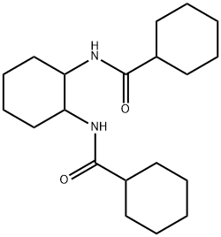 N,N'-1,2-cyclohexanediyldicyclohexanecarboxamide 구조식 이미지