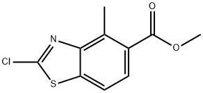 Methyl 2-chloro-4-methylbenzo[d]thiazole-5-carboxylate Structure