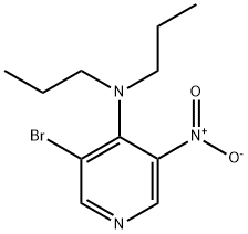 (3-Bromo-5-nitro-pyridin-4-yl)-dipropyl-amine Structure