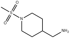 1-[1-(methylsulfonyl)piperidin-4-yl]methanamine hydrochloride 구조식 이미지