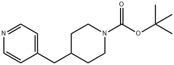 tert-butyl 4-((pyridin-4-yl)methyl)piperidine-1-carboxylate Structure