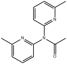 N,N-Bis(6-methylpyridin-2-yl)acetamide 구조식 이미지