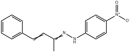 4-PHENYL-3-BUTEN-2-ONE (4-NITROPHENYL)HYDRAZONE Structure