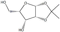 1,2-O-(1-Methylethylidene)-beta-L-lyxofuranose 구조식 이미지