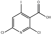 2,6-dichloro-4-iodopyridine-3-carboxylic acid Structure