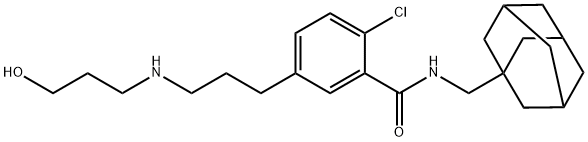 345304-65-6 N-(1-adamantylmethyl)-2-chloro-5-[3-(3-hy
droxypropylamino)propyl]benzamide