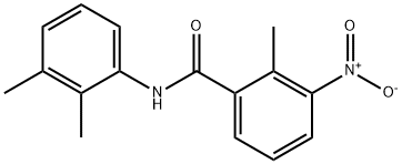 N-(2,3-dimethylphenyl)-2-methyl-3-nitrobenzamide 구조식 이미지