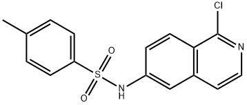 N-(1-클로로이소퀴놀린-6-일)-4-메틸벤젠설폰아미드 구조식 이미지