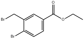4-Bromo-3-bromomethyl-benzoic acid ethyl ester 구조식 이미지