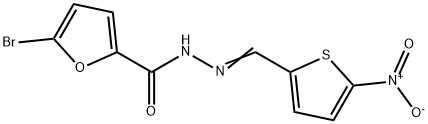 5-bromo-N'-({5-nitro-2-thienyl}methylene)-2-furohydrazide Structure