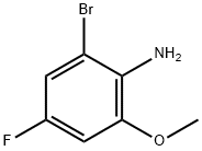 2-브로모-4-플루오로-6-메톡시아닐린 구조식 이미지
