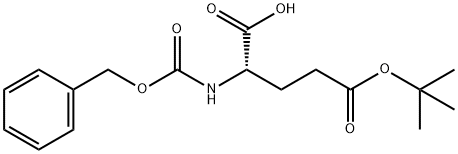 N-[(Phenylmethoxy)carbonyl]glutamic acid 5-(1,1-dimethylethyl) ester Structure