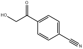 4-(2-Hydroxyacetyl)benzonitrile 구조식 이미지