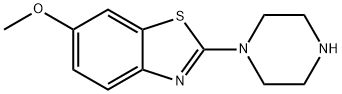 6-Methoxy-2-(piperazin-1-yl)benzo[d]thiazole Structure
