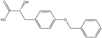 (R)-3-(4-(BENZYLOXY)PHENYL)-2-HYDROXYPROPANOIC ACID Structure