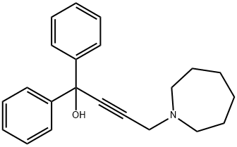 4-(azepan-1-yl)-1,1-diphenylbut-2-yn-1-ol 구조식 이미지