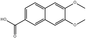 6,7-Dimethoxy-naphthalene-2-carboxylic acid Structure