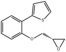 (S)-2-(2-Glycidyloxyphenyl)thiophene Structure