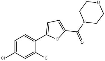 [5-(2,4-dichlorophenyl)furan-2-yl](morpholin-4-yl)methanone Structure