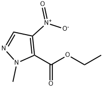 Ethyl 1-methyl-4-nitro-1H-pyrazole-3-carboxylate Structure