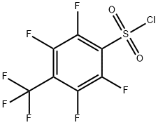 2,3,5,6-Tetrafluoro-4-(trifluoromethyl)benzenesulfonyl chloride Structure