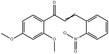 2',4'-dimethoxy-2-nitrochalcone Structure