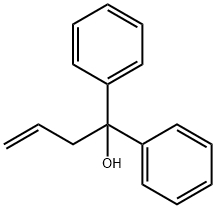 1,1-Diphenyl-3-buten-1-ol 구조식 이미지