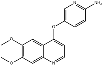 417722-21-5 5-[(6,7-DIMETHOXYQUINOLIN-4-YL)OXY]PYRIDIN-2-AMINE