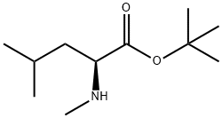 N-Methylleucin-tert-butylester 구조식 이미지