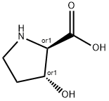 trans-3-Hydroxypyrrolidine-2-carboxylic acid Structure