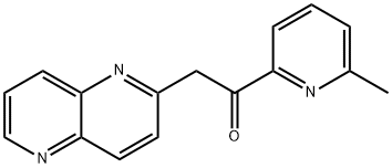 1-(6-methylpyridin-2-yl)-2-(1,5-naphthyridin-2-yl)ethanone 구조식 이미지