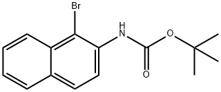 N-Boc-1-bromo-2-naphthalenamine 구조식 이미지