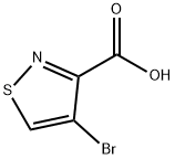 4-bromoisothiazole-3-carboxylic acid 구조식 이미지