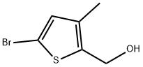(5-bromo-3-methylthiophen-2-yl)methanol Structure