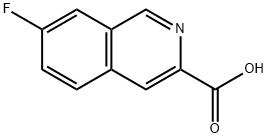 7-FLUOROISOQUINOLINE-3-CARBOXYLIC ACID Structure