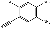 4,5-DIAMINO-2-CHLOROBENZONITRILE Structure