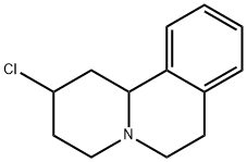 2-클로로-1,3,4,6,7,11b-헥사하이드로-2H-피리도[2,1-a]이소퀴놀린 구조식 이미지