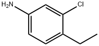 3-Chloro-4-ethylaniline 구조식 이미지