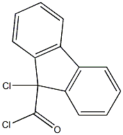9H-FLUORENE-9-CARBONYL CHLORIDE,9-CHLORO- Structure