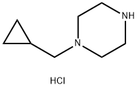 1-(Cyclopropylmethyl)piperazine hydrochloride 구조식 이미지