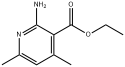 ethyl 2-amino-4,6-dimethylnicotinate 구조식 이미지