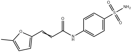 (2E)-3-(5-methylfuran-2-yl)-N-(4-sulfamoylphenyl)prop-2-enamide Structure