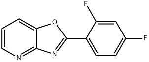 2-(2,4-Difluorophenyl)oxazolo[4,5-b]pyridine Structure